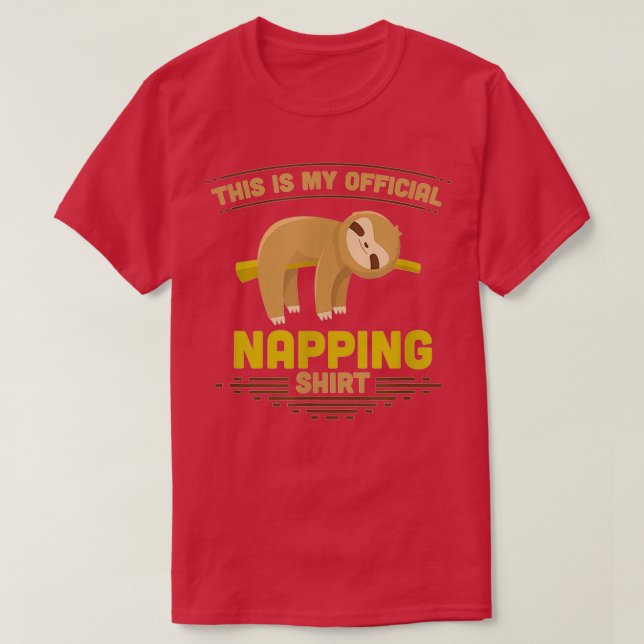 Napping Sloth Mode Andise Running Team Gift T-Shirt (Design Front)