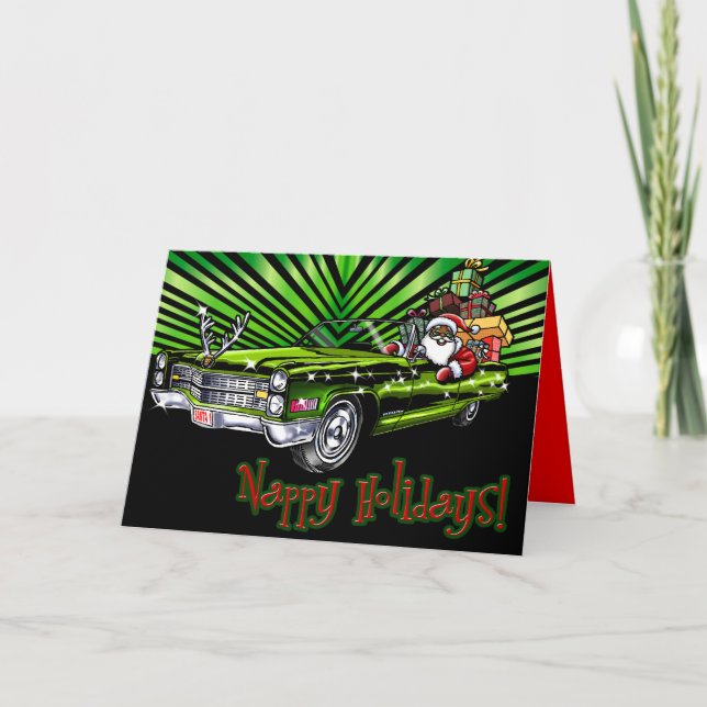 Nappy Holidays! Holiday Card (Front)