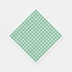 Nappy Mint Green Gingham Napkin