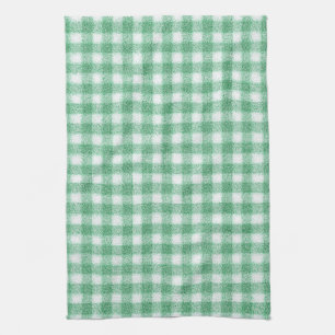 Nappy Mint Green Gingham  Tea Towel