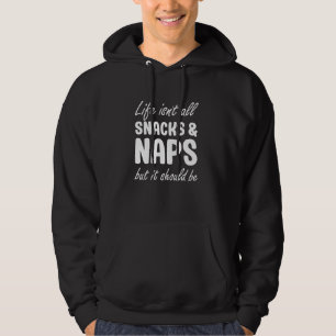 Naps for Women or Men Funny Lazy Days Sleep Lover Hoodie