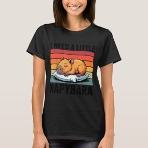 Napybara For Men Women Cute Capybara Sleeng Nap Lo T-Shirt
