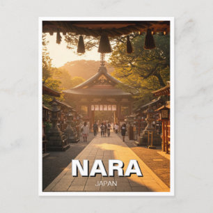 Nara Japan Travel Postcard