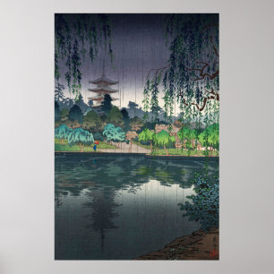 Nara Kofukuji Temple by Tsuchiya Koitsu Poster