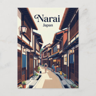 Narai-juku alley Japan Postcard