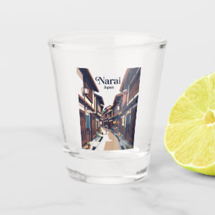 Narai-juku alley Japan Shot Glass