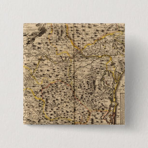 Narbonne France 15 Cm Square Badge