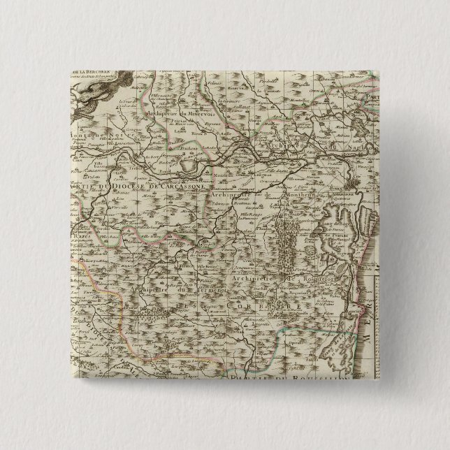 Narbonne France 2 15 Cm Square Badge (Front)