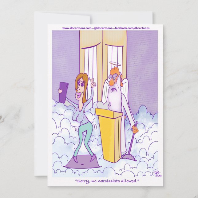 Narcissist Flat Card (Front)