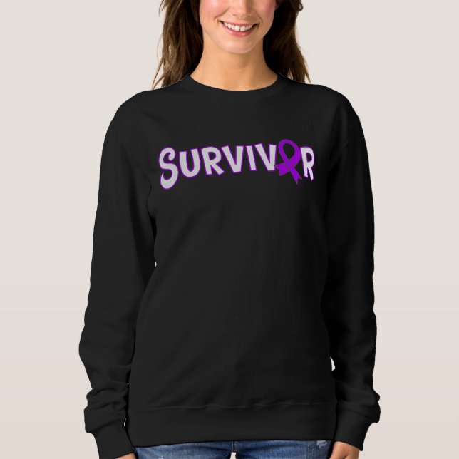 Narcissistic Abuse Survivor Domestic Violence Awar Sweatshirt (Front)
