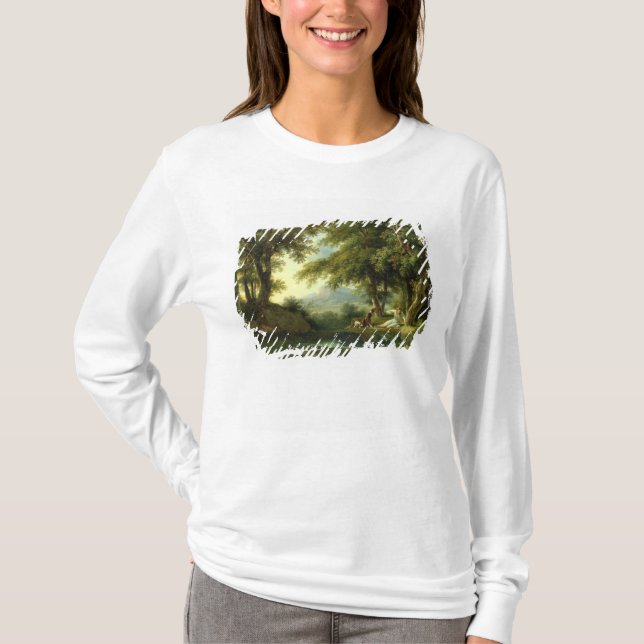 Narcissus Admiring his Reflection T-Shirt (Front)