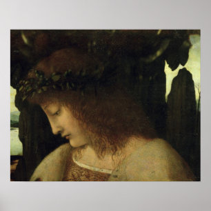 Narcissus at the Fountain Poster