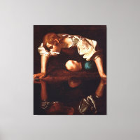 Narcissus by Caravaggio (1599)