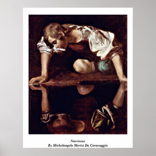 Narcissus By Michelangelo Merisi Da Caravaggio Poster