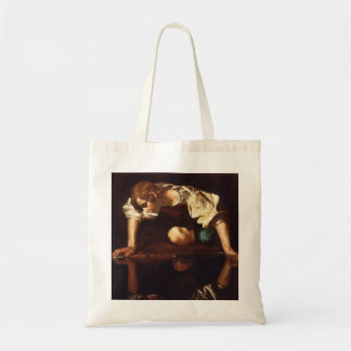 Narcissus by Michelangelo Merisi da Caravaggio Tote Bag