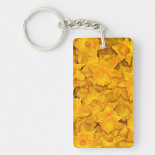 Narcissus Flowers Key Ring