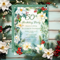Narcissus | Holly Floral 50th Birthday Party 