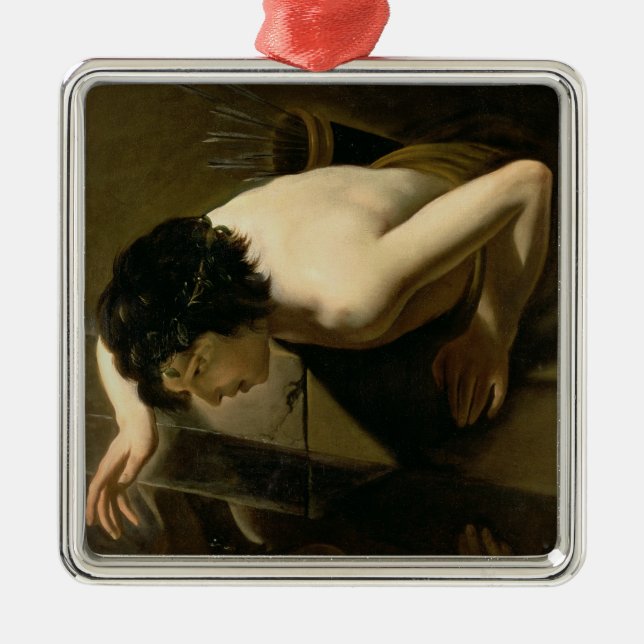 Narcissus Metal Tree Decoration (Front)