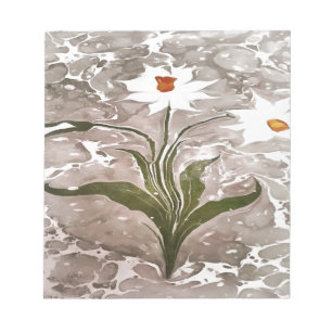 Narcissus On Marble Notepad