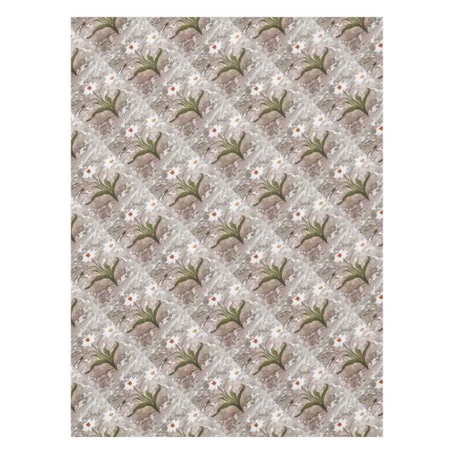Narcissus On Marble Tablecloth (Front)