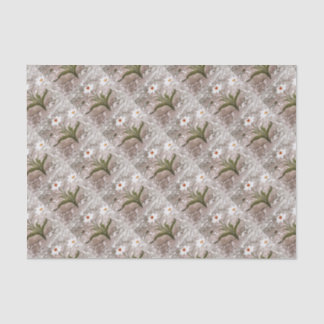 Narcissus On Marble Tissue Paper