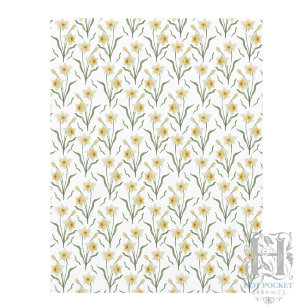Narcissus Scrapbook Paper