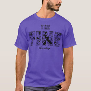Narcolepsy Awareness Fine Ribbons In This Family W T-Shirt