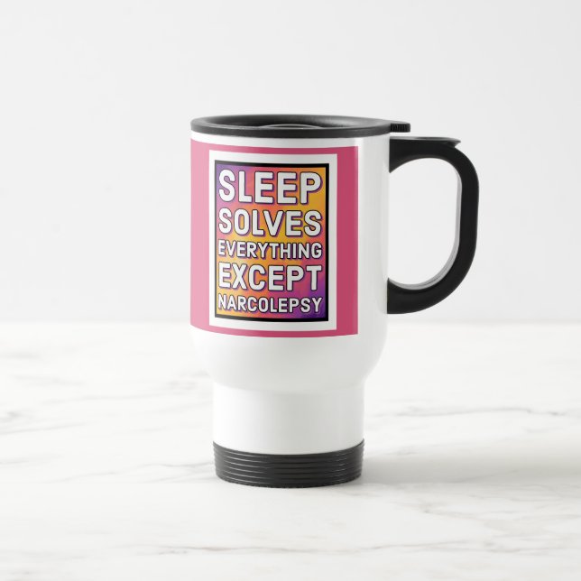 Narcolepsy Awareness  Travel Mug (Right)