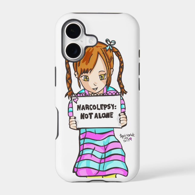NARCOLEPSY: NOT ALONE™ Fun Phone Case (Back)