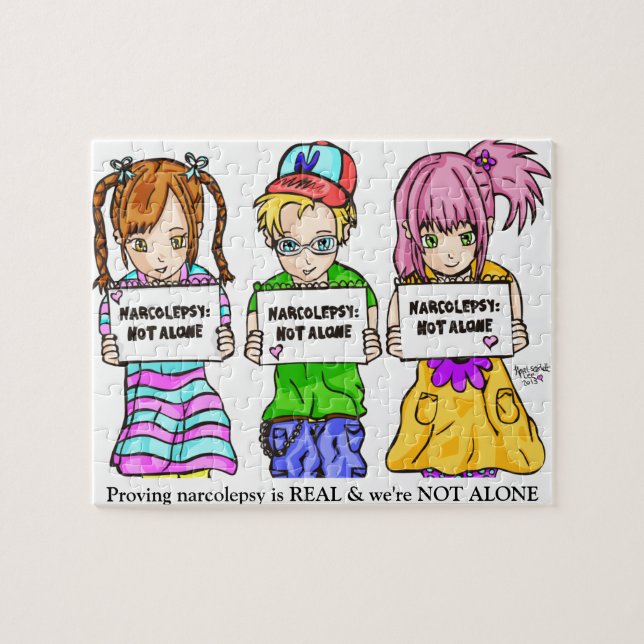 NARCOLEPSY: NOT ALONE™ Fun Puzzle (Horizontal)