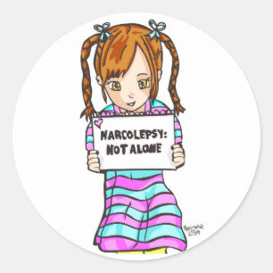 NARCOLEPSY: NOT ALONE™ Fun Stickers