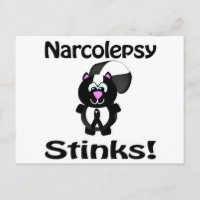 Narcolepsy Stinks Skunk Awareness Design