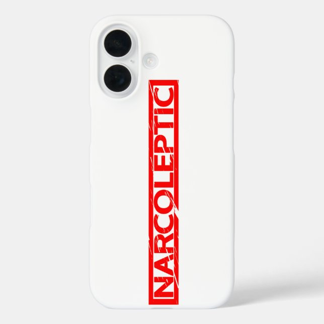 Narcoleptic Stamp Case-Mate iPhone Case (Back)