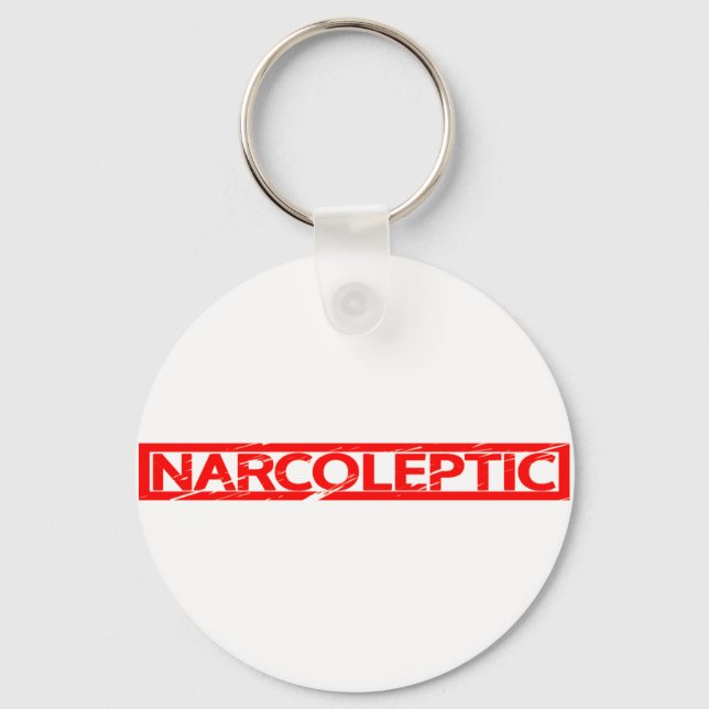 Narcoleptic Stamp Key Ring (Front)