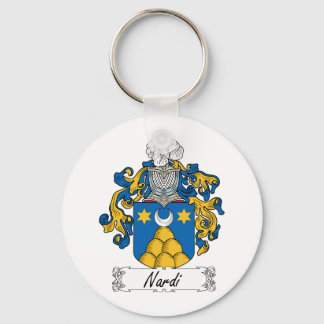 Nardi Family Crest Key Ring
