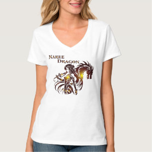 Naree Dragon Women V-Shirt T-Shirt
