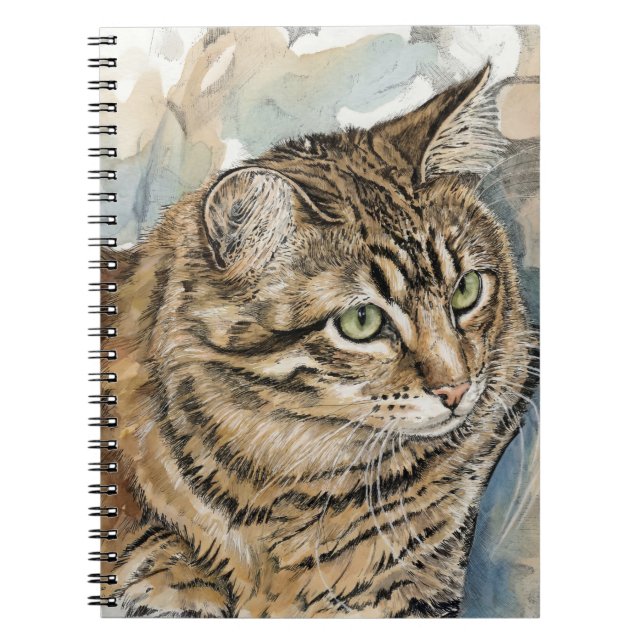 Nari- A study of my cat Notebook (Front)