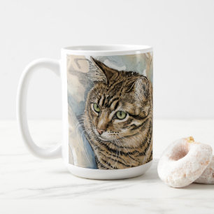 Nari- A study of my Wonderful cat Coffee Mug