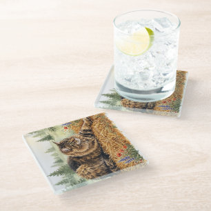 Nari of the Forest Glass Coaster