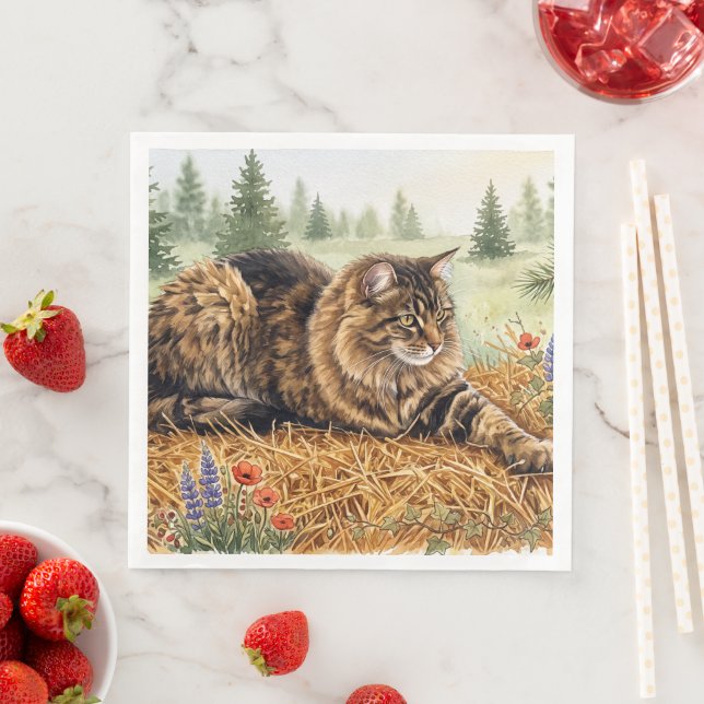 Nari of the Forest Napkin (Insitu)