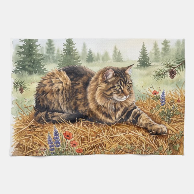 Nari of the Forest Tea Towel (Horizontal)