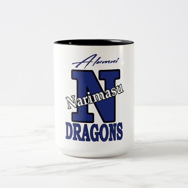 Narimasu High School Dragons Japan Alumni Two-Tone Coffee Mug (Center)