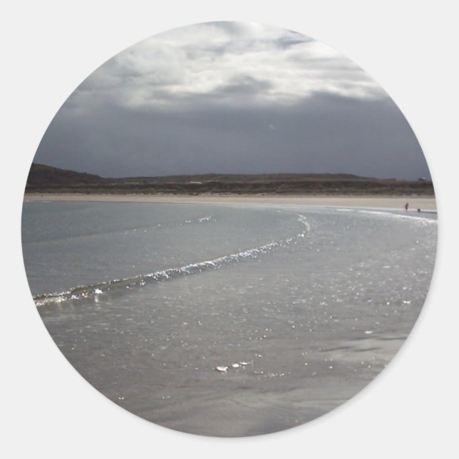 Narin Stand,Donegal,Ireland Classic Round Sticker (Front)