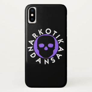 NARKOTIKA LIV Violet case iPhone X black N3