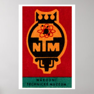 Narodni Technical Museum - Matchbox Print - Czech