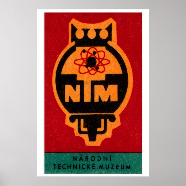 Narodni Technical Museum - Matchbox Print - Czech (Front)
