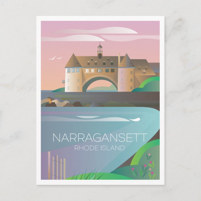 Narragansett Postcard (Front)