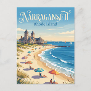 Narragansett, Rhode Island Postcard
