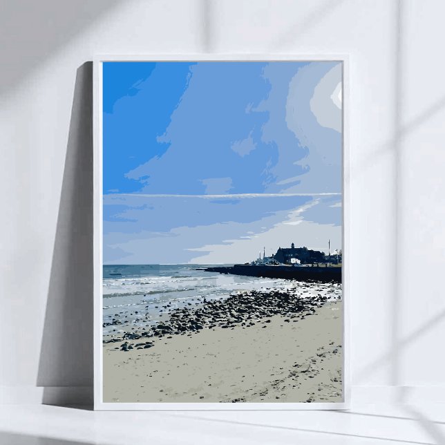 Narragansett Town Beach Rhode Island Painting Poster (Creator Uploaded)