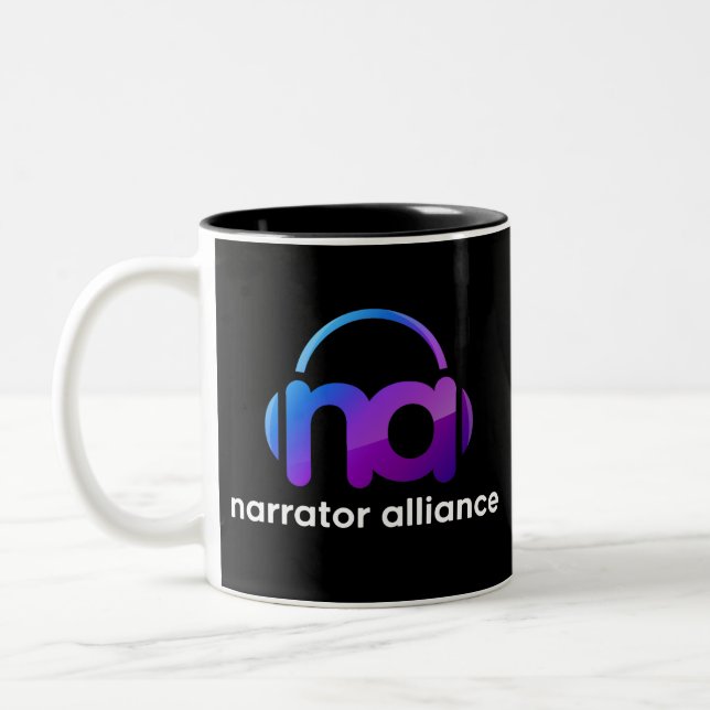 Narrator Alliance Black Mug (Left)